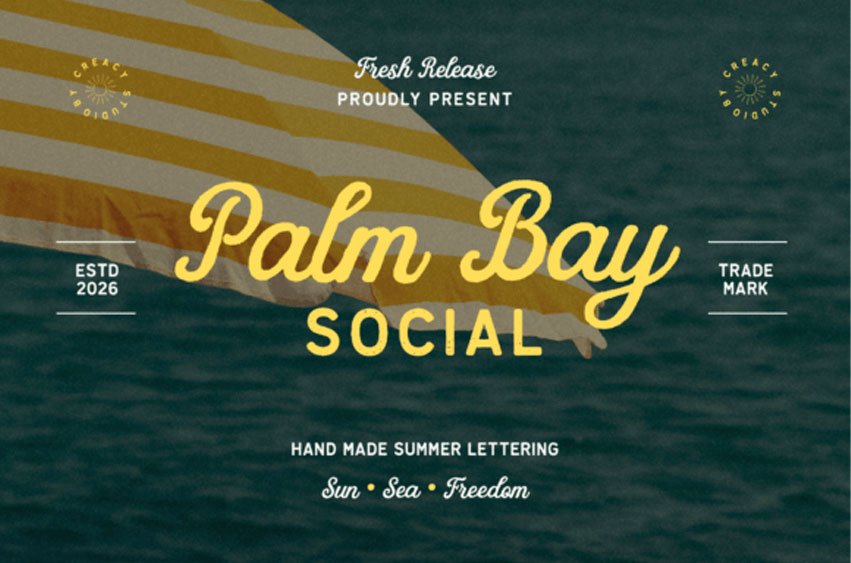 Palm Bay Social Font