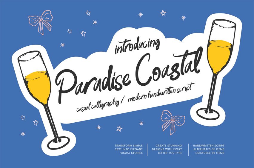 Paradise Coastal Font