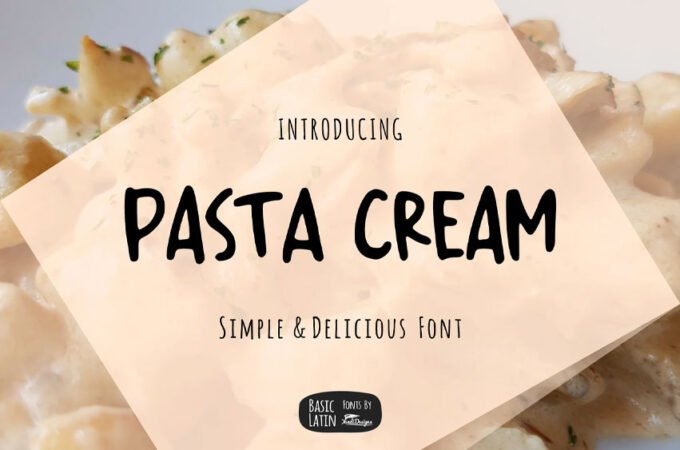 Pasta Cream Font