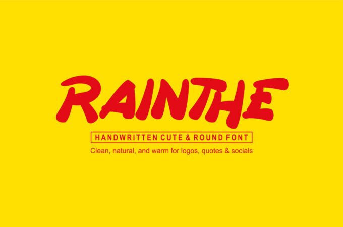 Rainthe Font