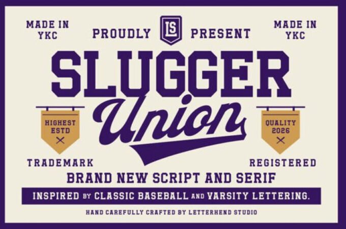 Slugger Union Font