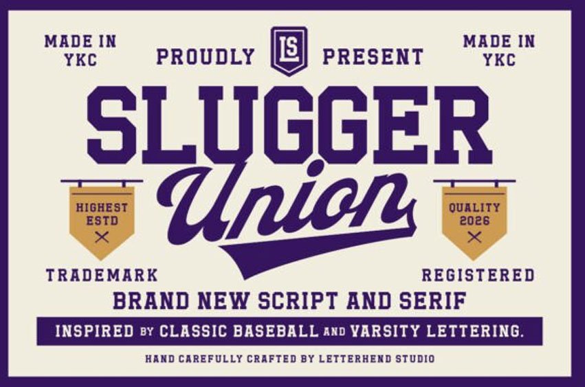 Slugger Union Font