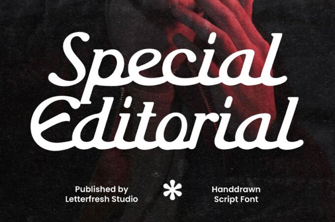 Special Editorial Font