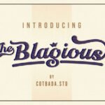 The Blagious Script Font