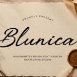 Blunica Font