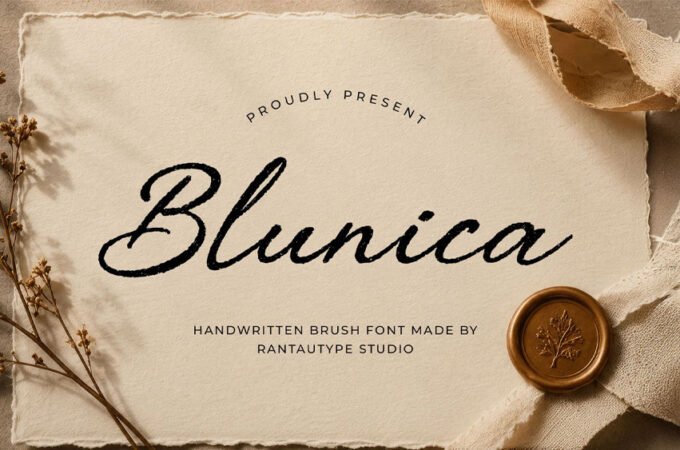 Blunica Font