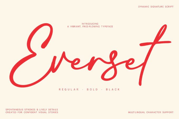 Everset Font
