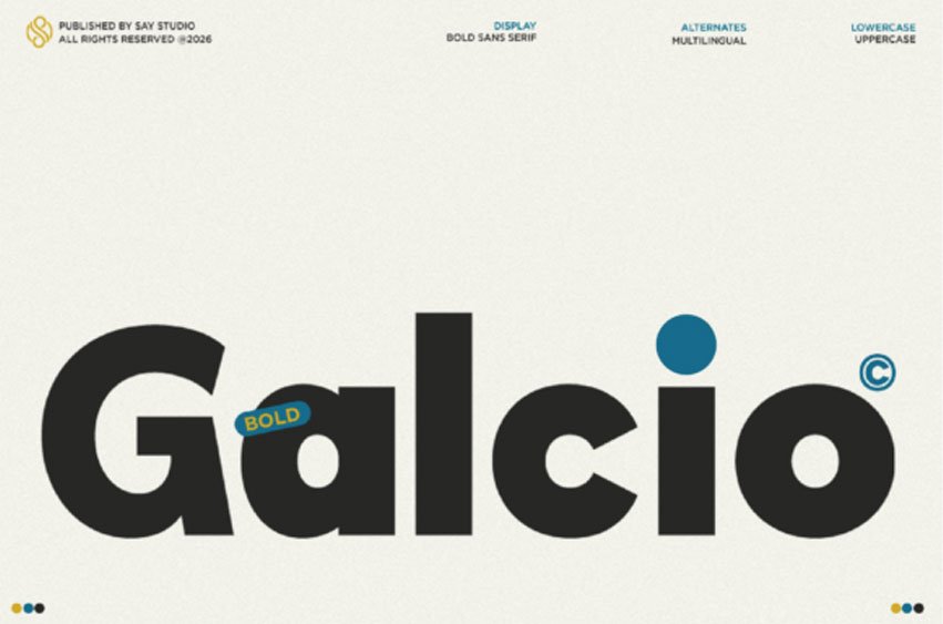Galcio Font