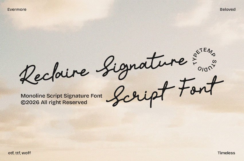 Reclaire Font