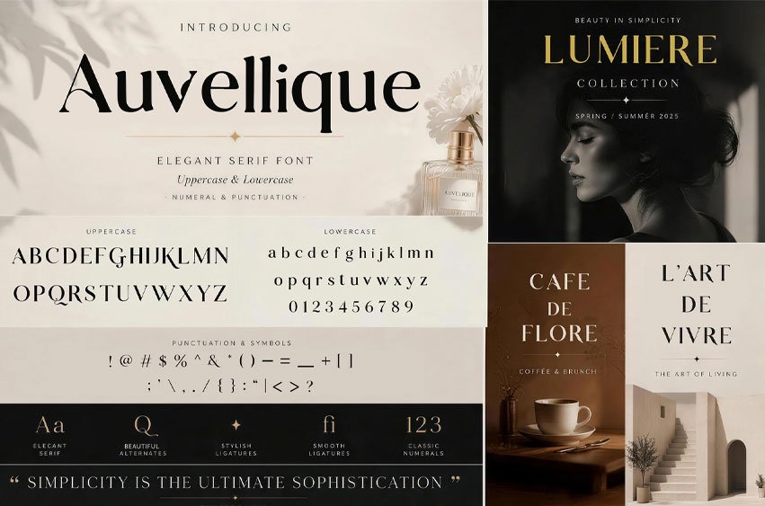 Auvellique Font