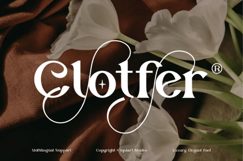 Clotfer Font