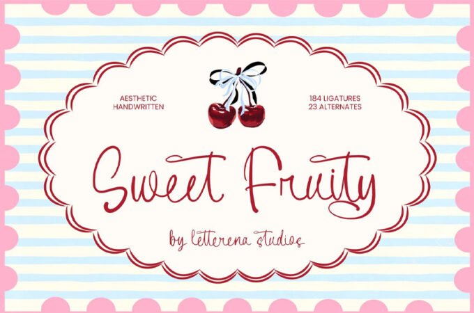 Sweet Fruity Font