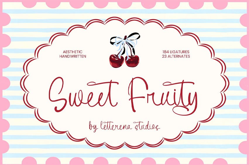 Sweet Fruity Font