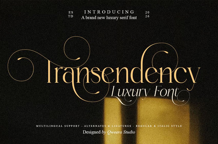 Transendency Font